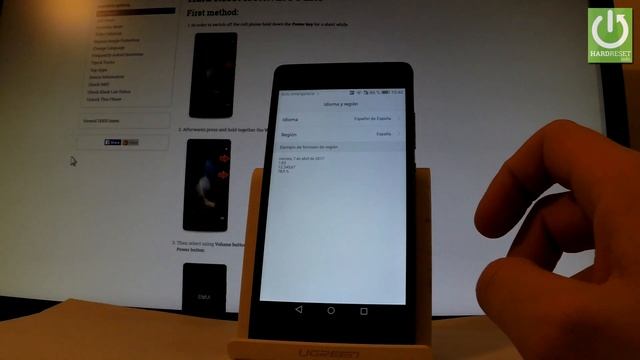 HUAWEI P8 Lite Change Language / Language Settings смотреть онлайн