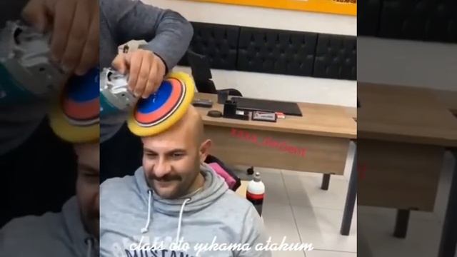 Полировка лысины смотреть онлайн