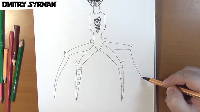 How to draw Spider Puppet, FNAF, Как нарисовать Марионетку Паука, ФНАФ смотреть онлайн