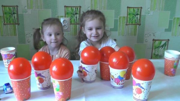 СЮРПРИЗЫ В СТАКАНЧИКАХ - ИГРУШКИ