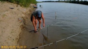 Отдых и рыбалка на р.Ахтуба, сентябрь 2020 г., село Пироговка