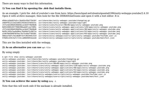 Ubuntu: Where do webapps install after accepting them смотреть онлайн