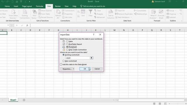 Excel : Importing Extrenal Ms Access DataBase Table Data into Pivot Chart EXCEL смотреть онлайн