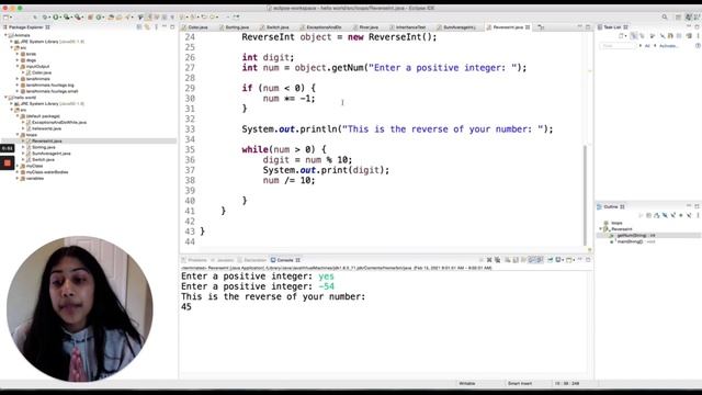 Java Exercise - Get the Reverse of an Integer! смотреть онлайн
