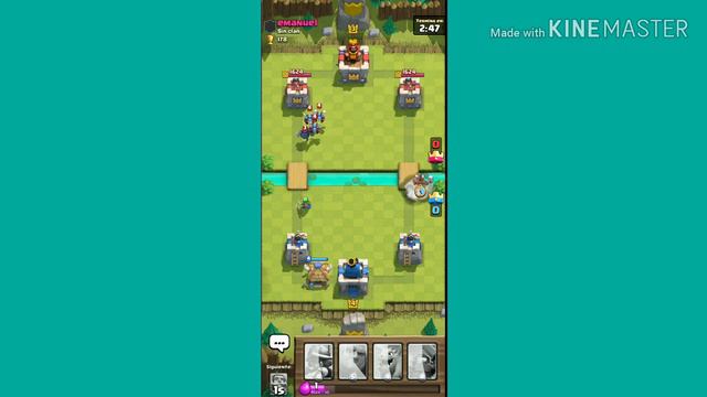 Jugando Clash Royale. Ganó y pierdo. ¿Seré buen rey? 😱😰😁🤴🏰🥇👑 смотреть онлайн