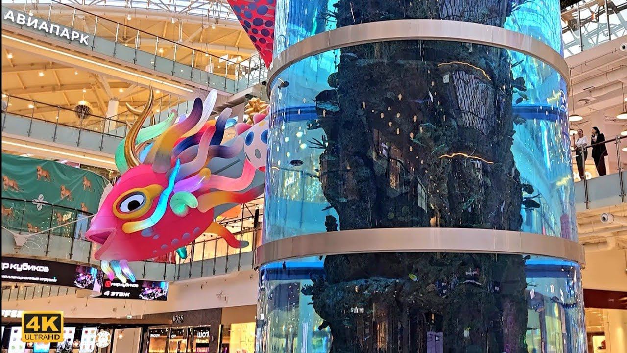 ТРЦ АВИАПАРК: какие бренды сейчас работают и как отдыхают москвичи? Прогулка по ТЦ без слов смотреть онлайн