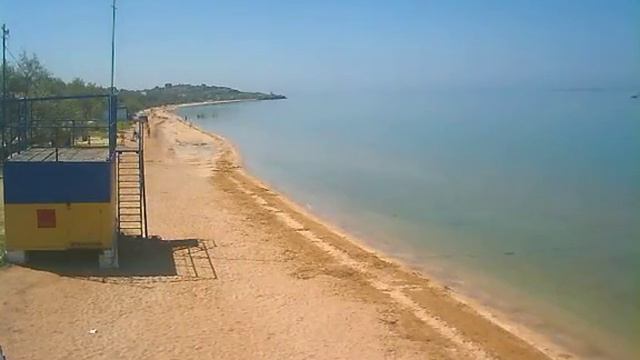 Пляж в Щёлкино, 04.05.2013 - time-lapse с камеры 1 смотреть онлайн