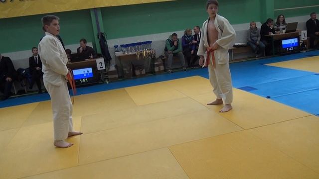 Довжик - Василюшко. - 60 кг. Чемпионат Киева по дзюдо 2003 г.р. 23.04.2017 смотреть онлайн