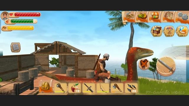 Jurassic survival island !! Android /ios gameplay walkthrough #1 смотреть онлайн