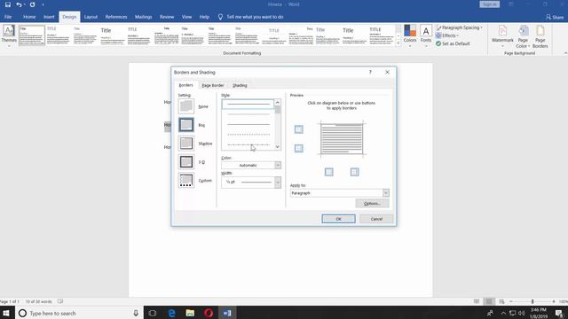 How to Make a Frame Around Text in Word 2019 смотреть онлайн
