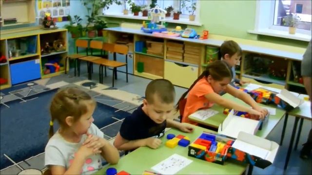 Совместная деятельность Конструирование с использованием Блоки Дьенеша подготовительная группа смотреть онлайн