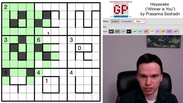 GMPuzzles - 2022/02/04 - Heyawake by Prasanna Seshadri смотреть онлайн