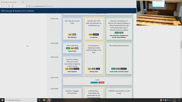 PerlKohaCon 2023 - Tue 15.8.2023 - Perl/Tools stream (Unedited) смотреть онлайн