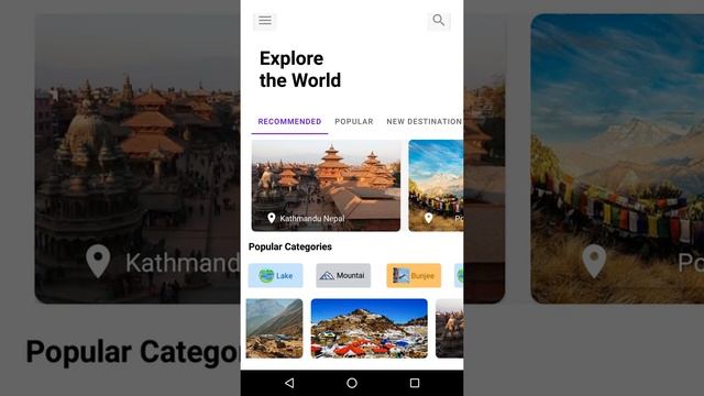 Android Travel APP UI Design смотреть онлайн
