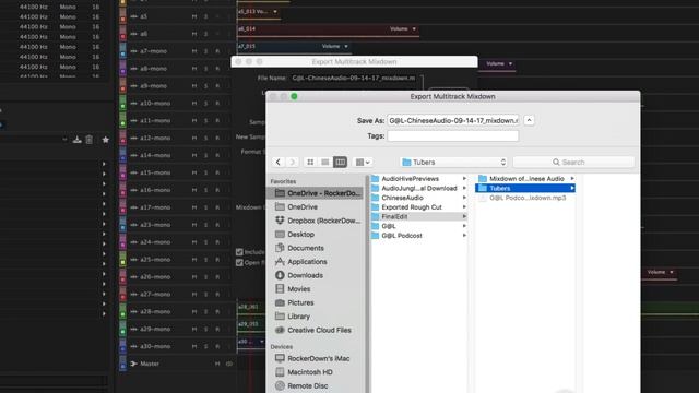 Adobe Audition - Export Multitrack Session as Separate Audio Files смотреть онлайн