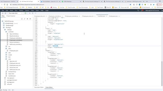 Part 8: SAPUI5 Tutorials (Routing 4 - Mandatory parameters) смотреть онлайн