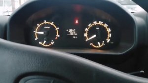 Нива урбан. Погасла панель приборов.