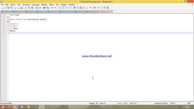 Swapping of 2 numbers in JAVA смотреть онлайн