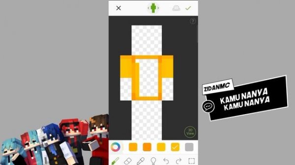 [Skin Template] Mr beast meme version Minecraft