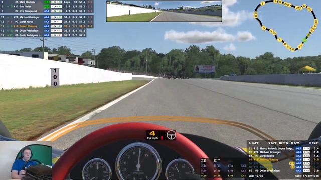 Lotus 49 at Road Atlanta Short | S4 2023 iRacing смотреть онлайн