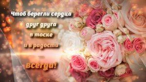 Поздравление с Днем свадьбы! Свадебные поздравления.