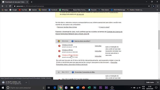 COMO BAIXAR E INSTALAR JAVA 32 BITS & 64 BITS смотреть онлайн