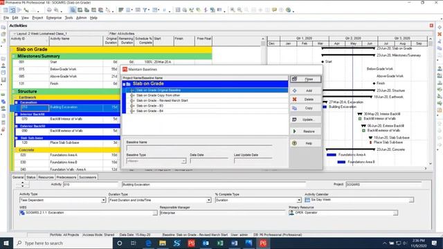 How to Create & Assign Baselines in Primavera P6 смотреть онлайн