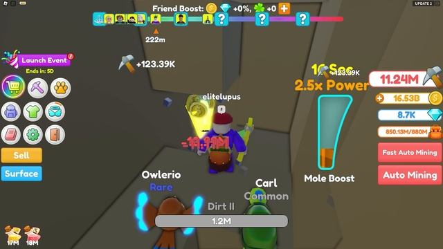 Mining 69,864 Feet Down on Roblox Clicker Mining Simulator смотреть онлайн