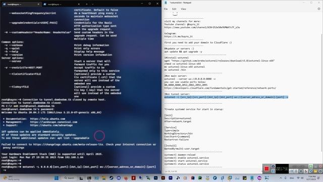 تونل با وب سوکت - WSTunnel - web socket Tunnel смотреть онлайн