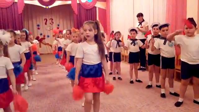 Флеш-моб на 23 февраля смотреть онлайн
