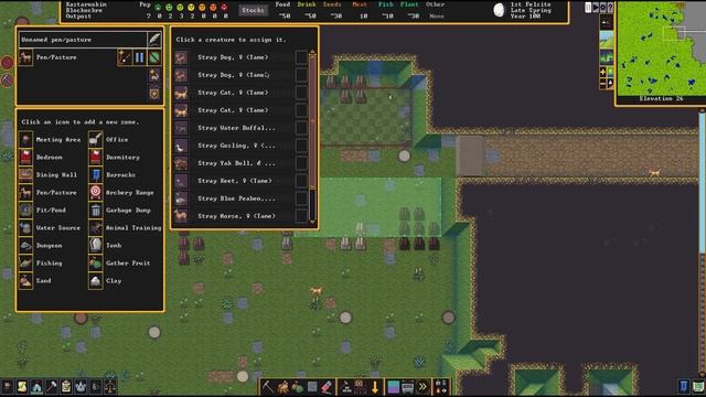 Dwarf Fortress #1 Новый старт! Тяжелый водоносный слой, кобольды и гоблины! Ну-с и первые проблемы!