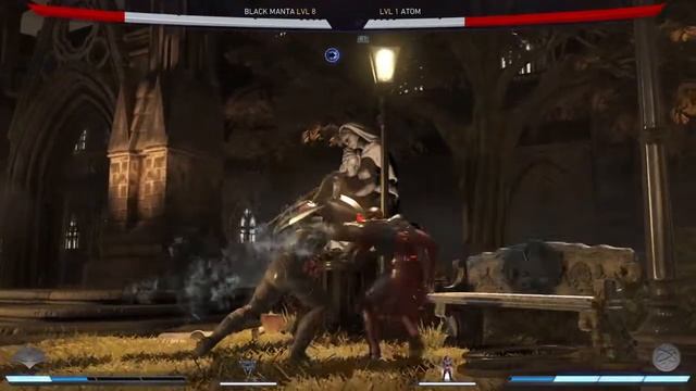 Injustice 2 Black Manta vs Atom смотреть онлайн