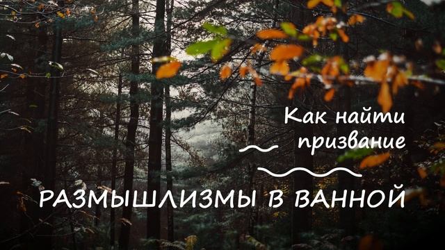 Как найти призвание, размышлизмы в ванной смотреть онлайн