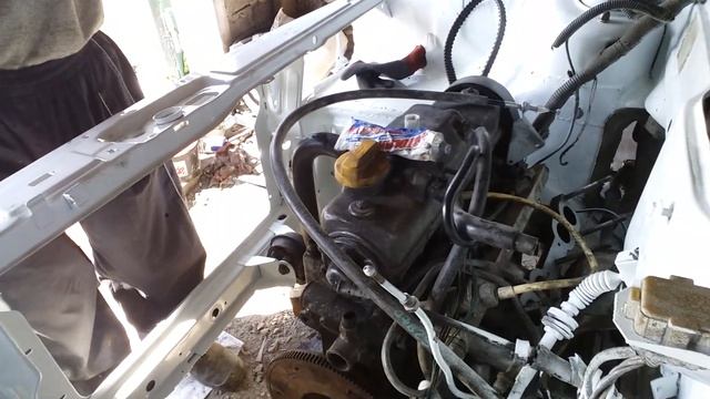 Установка двигателя на ВАЗ 2109:-) смотреть онлайн