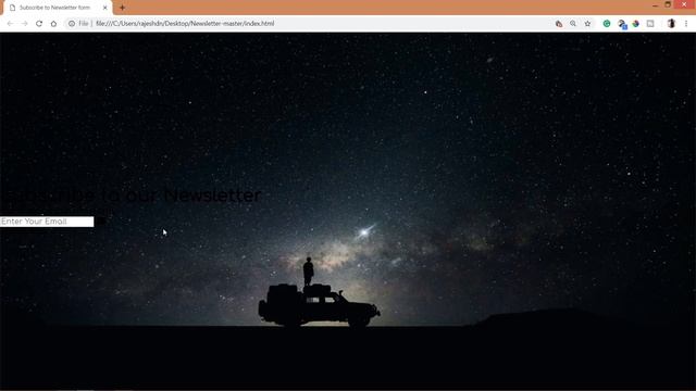 Subscribe to Newsletter Design Using HTML and CSS | Newsletter Section смотреть онлайн
