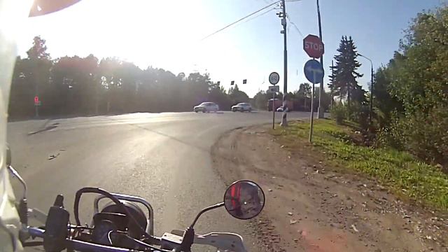 Мотогеокэшинг по Ленинградскому направлению. Сестрорецкие плотины. смотреть онлайн