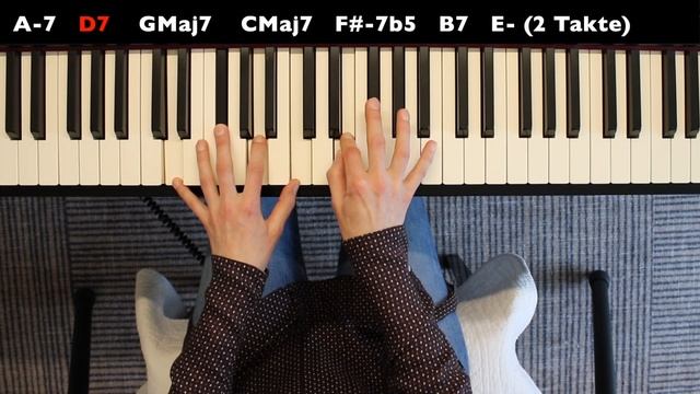Autumn leaves - Piano Tutorial - Vierklänge lernen смотреть онлайн