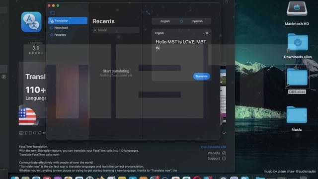 Translate Now Translator App [MAC] Basic Overview - Mac App Store