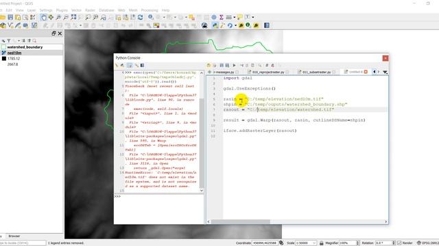 Python GIS - Clip Raster to a Polygon Extent using gdal.Warp смотреть онлайн