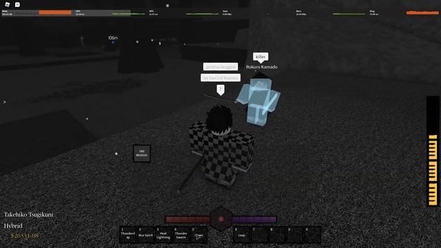 Getting thunder breathing in roblox wisteria. (OP and no cooldown) смотреть онлайн