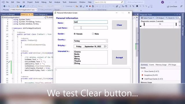 How to add Listbox, RadioButton, ComboBox and DateTimePicker in Windows Form Application-Part3 смотреть онлайн