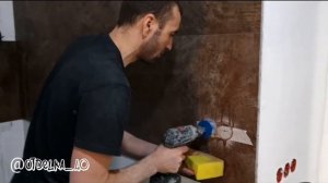 Как просверлить ? отверстия ?под подрозетники  уже уложеной плитки на фартук кухни ?