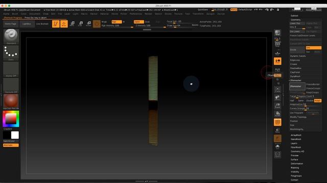Zbrush Tutorial: Displacement Map in ZBrush - easy way to make an INSERT BRUSH смотреть онлайн