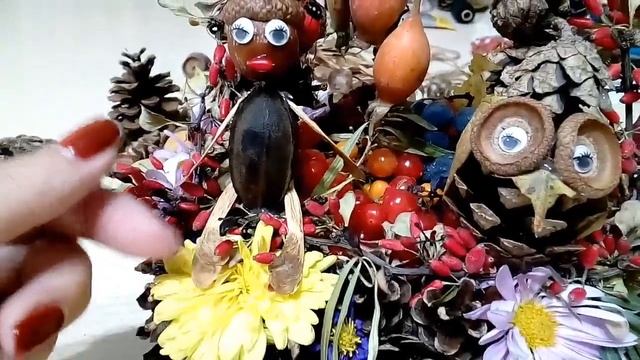 74. Осенняя поделка сыну в садик " корзина с урожаем" смотреть онлайн