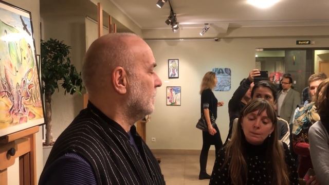 Владими Шуктомов, Тоша. Художественная выставка "Лунный ветер", Санкт Петербург 2018 смотреть онлайн