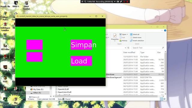 BGE Save and Load Property script смотреть онлайн