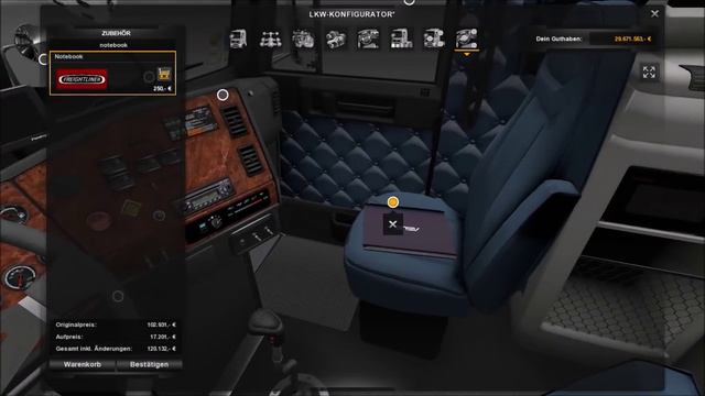 [ETS2 V1.21] Freightliner Classic XL Reworked V1.6 + Cabin Accessories DLC