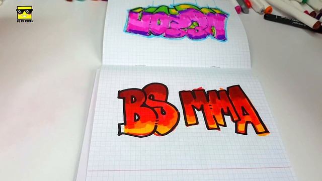ГРАФФИТИ - Brawl Stars MMA !!! КАК НАРИСОВАТЬ? !!! урок граффити graffiti logo смотреть онлайн