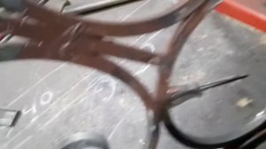 покраска труднодоступных мест кованых изделий