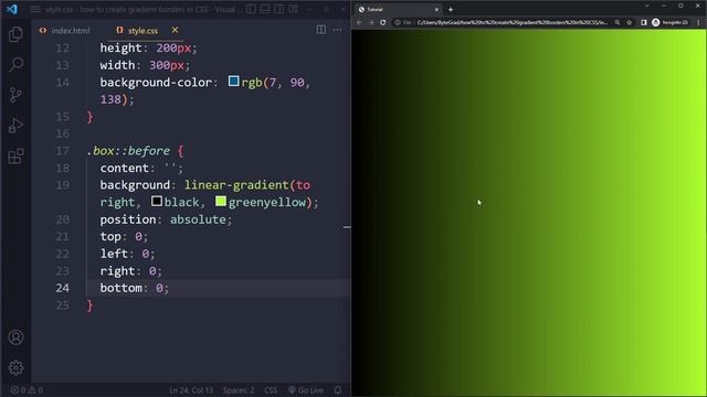How to Create Gradient Borders in CSS смотреть онлайн